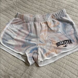Hollister White Athletic Shorts with Elastic Waistband Size XS